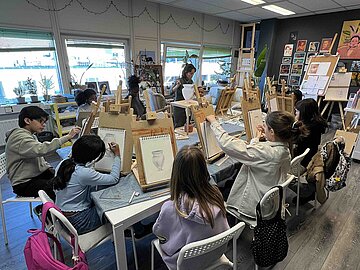 Gratis Kunstles voor Kinderen (7 tot 14 jaar) Luna Nguyen Atelier