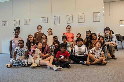 Teken en schilderles voor kinderen bij Luna Nguyen Atelier