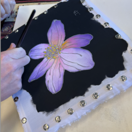 Batik art workshop Luna Nguyen Atelier Almere stad 