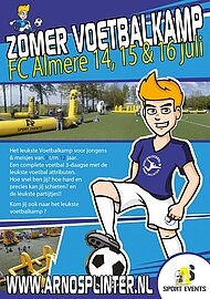 flyer Zomer Voetbalkamp FC Almere 2025